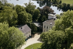 Blick von Oben auf die Villa Vogelsang inkl.. Ruhr